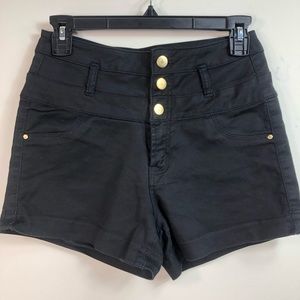 Refuge Black shorts  high waist,  size 4